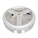 Steinhauer Plafondarmatuur RINGLEDE - � 38CM rond, medium, direct / indirect IP20, zilver geborsteld dimbaar