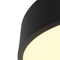 Steinhauer Plafondarmatuur RINGLEDE - � 38CM rond, medium, direct / indirect IP20, zwart mat dimbaar