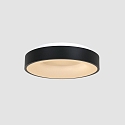 Steinhauer Plafondarmatuur RINGLEDE - � 38CM rond, medium, direct / indirect IP20, zwart mat dimbaar