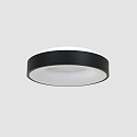 Steinhauer Plafondarmatuur RINGLEDE - � 38CM rond, medium, direct / indirect IP20, zwart mat dimbaar