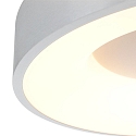 Steinhauer ceiling luminaire RINGLEDE - � 48CM large, round, direct / indirect IP20, silver brushed dimmable