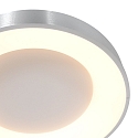 Steinhauer ceiling luminaire RINGLEDE - � 48CM large, round, direct / indirect IP20, silver brushed dimmable