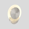 Steinhauer wall and ceiling luminaire LIDO round, adjustable, indirect, perforated IP20, steel brushed dimmable