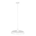 Steinhauer Pendelarmatuur KRISIP down, 1-vlams, plat E27 IP20, wit mat dimbaar