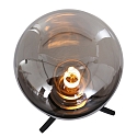Steinhauer table lamp REFLEXION - � 15CM 1 flame, high, with switch, with plug E27 IP20, black matt 