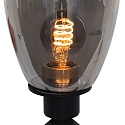 Steinhauer table lamp REFLEXION - � 15CM 1 flame, high, with switch, with plug E27 IP20, black matt 
