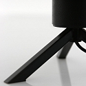 Steinhauer table lamp REFLEXION - � 14CM 1 flame, with switch, with plug E27 IP20, black matt 