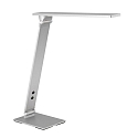Steinhauer table lamp SERENADE rotatable, CCT Switch, tiltable, with touch dimmer IP20, steel brushed dimmable