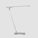 Steinhauer table lamp SERENADE rotatable, CCT Switch, tiltable, with touch dimmer IP20, steel brushed dimmable