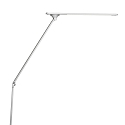 Steinhauer Staande lamp SERENADE CCT Switch, instelbaar, met aanraakdimmer IP20, aluminium geborsteld dimbaar