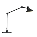 anne light & home Tafelarmatuur KASKET met schakelaar, met scharnierende arm, met stekker E27 IP20, zwart mat 