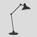 anne light & home Tafelarmatuur KASKET met schakelaar, met scharnierende arm, met stekker E27 IP20, zwart mat 