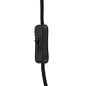 anne light & home Wandarmatuur KASKET met schakelaar, met scharnierende arm, met stekker E27 IP20, zwart mat 