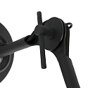 anne light & home Wandarmatuur KASKET met schakelaar, met scharnierende arm, met stekker E27 IP20, zwart mat 