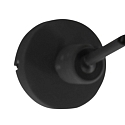 anne light & home Wandarmatuur KASKET met schakelaar, met scharnierende arm, met stekker E27 IP20, zwart mat 