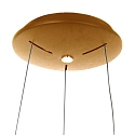 pendant luminaire RINGLEDE - � 48CM large, round, direct / indirect IP20, gold dimmable