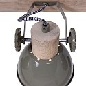 Mexlite Plafondarmatuur GEARWOOD 4-vlams, instelbaar E27 IP20, groen dimbaar