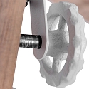 Mexlite Plafondarmatuur GEARWOOD 4-vlams, instelbaar E27 IP20, wit dimbaar