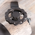 Plafondarmatuur GEARWOOD 3-vlams, rond, instelbaar E27 IP20