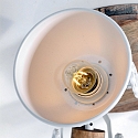 Mexlite Plafondarmatuur GEARWOOD 3-vlams, rond, instelbaar E27 IP20, hout, antiek dimbaar