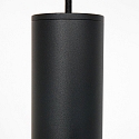 Mexlite Pendelarmatuur AUREOLE � 42CM 1-vlams, groot, rond E27 IP20, zwart mat dimbaar
