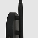 Steinhauer Wandarmatuur NATASJA met schakelaar, met flexibele arm GU10 IP20, zwart mat dimbaar