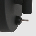 Steinhauer Wandarmatuur NATASJA met schakelaar, met flexibele arm GU10 IP20, zwart mat dimbaar