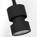 Steinhauer Wandarmatuur NATASJA met schakelaar, met flexibele arm GU10 IP20, zwart mat dimbaar