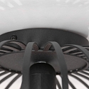 anne light & home ceiling luminaire DUNBAR 1 flame, round E27 IP20, black matt dimmable