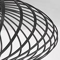 anne light & home ceiling luminaire DUNBAR 1 flame, round E27 IP20, black matt dimmable