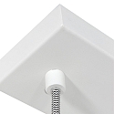 Mexlite Pendelarmatuur BJORR 3-vlams E27 IP20, wit mat dimbaar