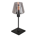 Steinhauer Tafelarmatuur ANCILLA 1-vlams, met schakelfunctie, conisch E14 IP20, zwart mat dimbaar