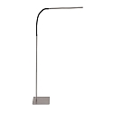 Mexlite floor lamp SERPENT with flex arm, with touch dimmer IP20, steel brushed dimmable