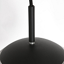 Steinhauer Pendelarmatuur BOLLIQUE 3-vlams, lang E27 IP20, zwart mat dimbaar