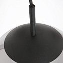 Steinhauer Pendelarmatuur BOLLIQUE 3-vlams, rond E27 IP20, zwart mat dimbaar