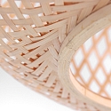 anne light & home Plafondarmatuur MAZE E27 IP20, bamboe licht dimbaar