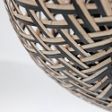 anne light & home ceiling luminaire MAZE E27 IP20, bamboo light, black dimmable