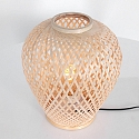 anne light & home Tafelarmatuur MAZE met schakelaar E27 IP20, bamboe licht 