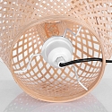 anne light & home Tafelarmatuur MAZE met schakelaar E27 IP20, bamboe licht 