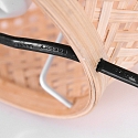 anne light & home Tafelarmatuur MAZE met schakelaar E27 IP20, bamboe licht 