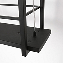 Steinhauer pendant luminaire T�R 6 flames, with shelf IP20, black matt dimmable