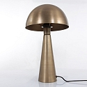 Steinhauer table lamp PIMPERNEL down, round, with switch, with plug, conical E27 IP20, bronze 
