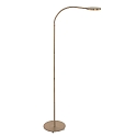 floor lamp PLATU with flex arm, with touch dimmer IP20, bronze dimmable