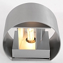 wall luminaire MURO up / down, round, adjustable G9 IP20, steel brushed dimmable