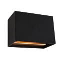 Steinhauer Wandarmatuur MURO up down, hoekig, plat, instelbaar G9 IP20, zwart mat dimbaar