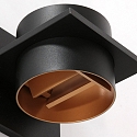 Steinhauer wall luminaire MURO up / down, square, cylindrical, adjustable G9 IP20, black matt dimmable