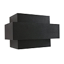 Steinhauer Wandarmatuur MURO 2-voudig, hoekig, direct / indirect G9 IP20, zwart mat dimbaar