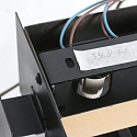 Steinhauer Wandarmatuur MURO 2-voudig, hoekig, direct / indirect G9 IP20, zwart mat dimbaar