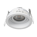 Inbouwarmatuur P�LITE SPOT rond, stijf, set terug GU10 IP20, wit mat dimbaar