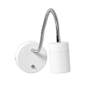 Mexlite wall luminaire UPROUND 1 flame GU10 IP20, white 
